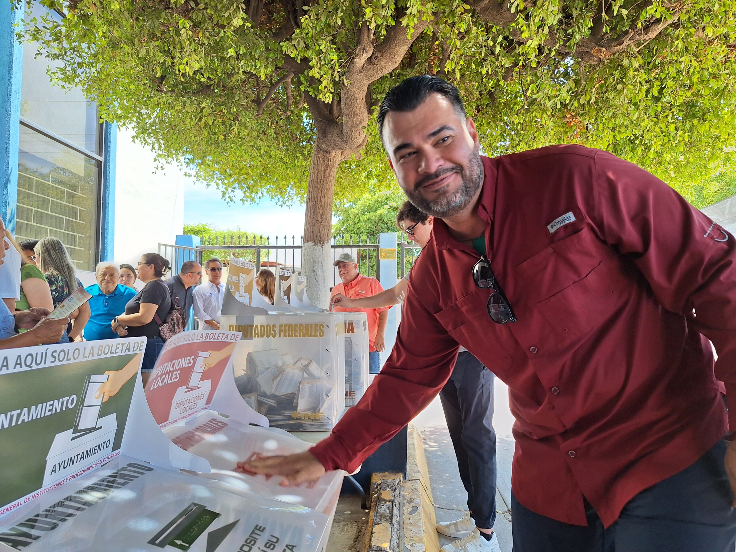 Contento de que llegó el 2 de junio y la ciudadanía sale a votar: César Guerrero