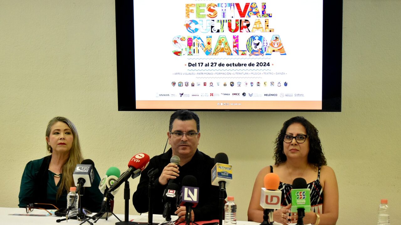 Del 17 al 27 de octubre será el Festival Cultural Sinaloa 2024