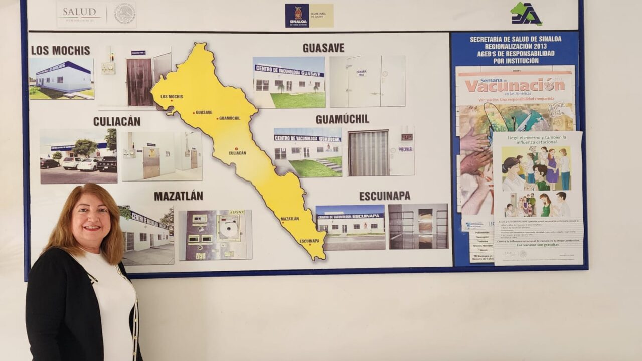 Sinaloa intensifica campaña de vacunación contra influenza y COVID en temporada invernal