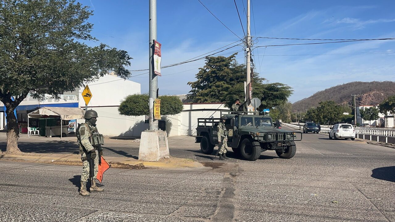 primaria queda en medio de un operativo militar en Culiacán