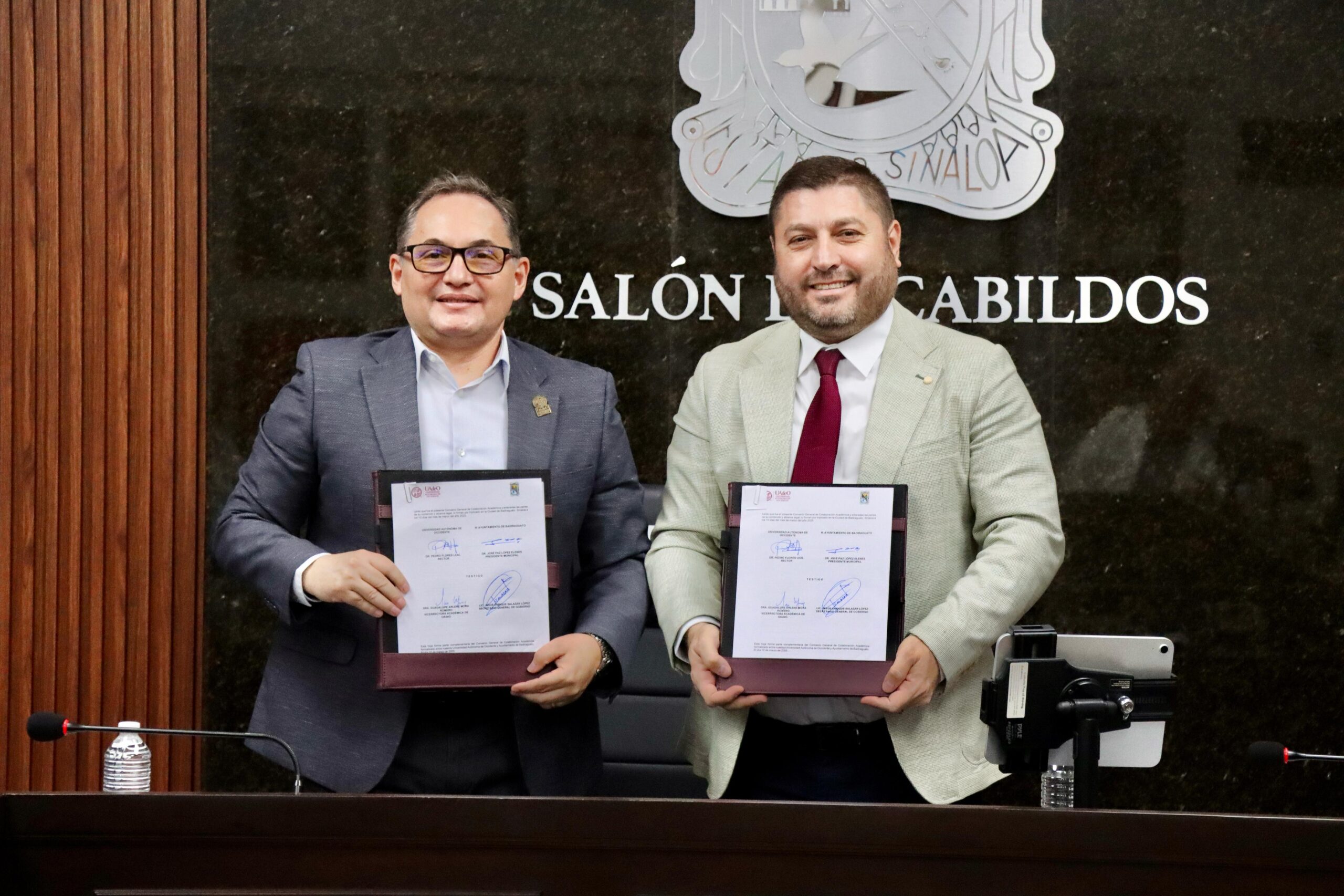 Gobierno de Badiraguato y la UAdeO firman convenio en beneficio de estudiantes