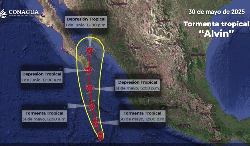 Sinaloa está preparado para cualquier eventualidad ante la Tormenta Tropical Alvin: Castro Meléndrez