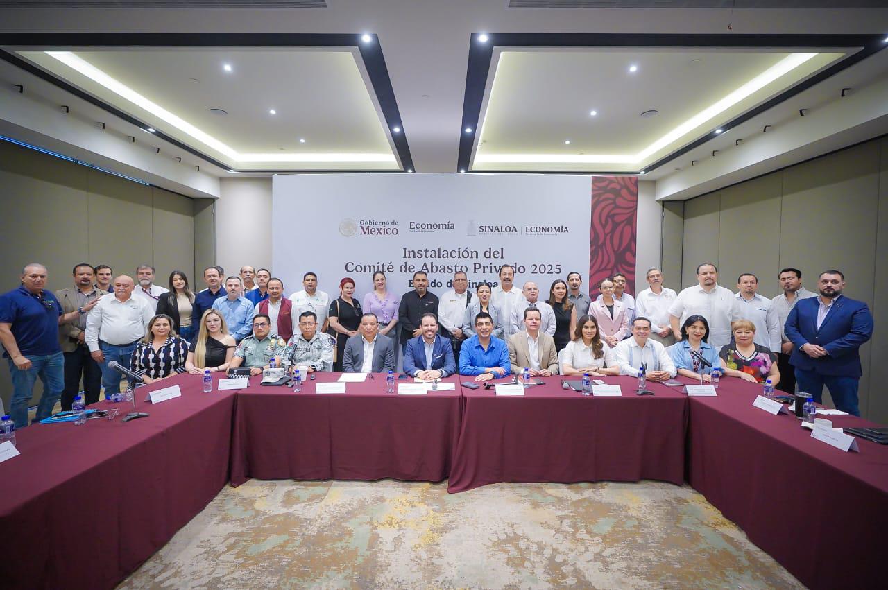 Instalan en Sinaloa el Comité de Abasto Privado en Situaciones de Emergencia 2025
