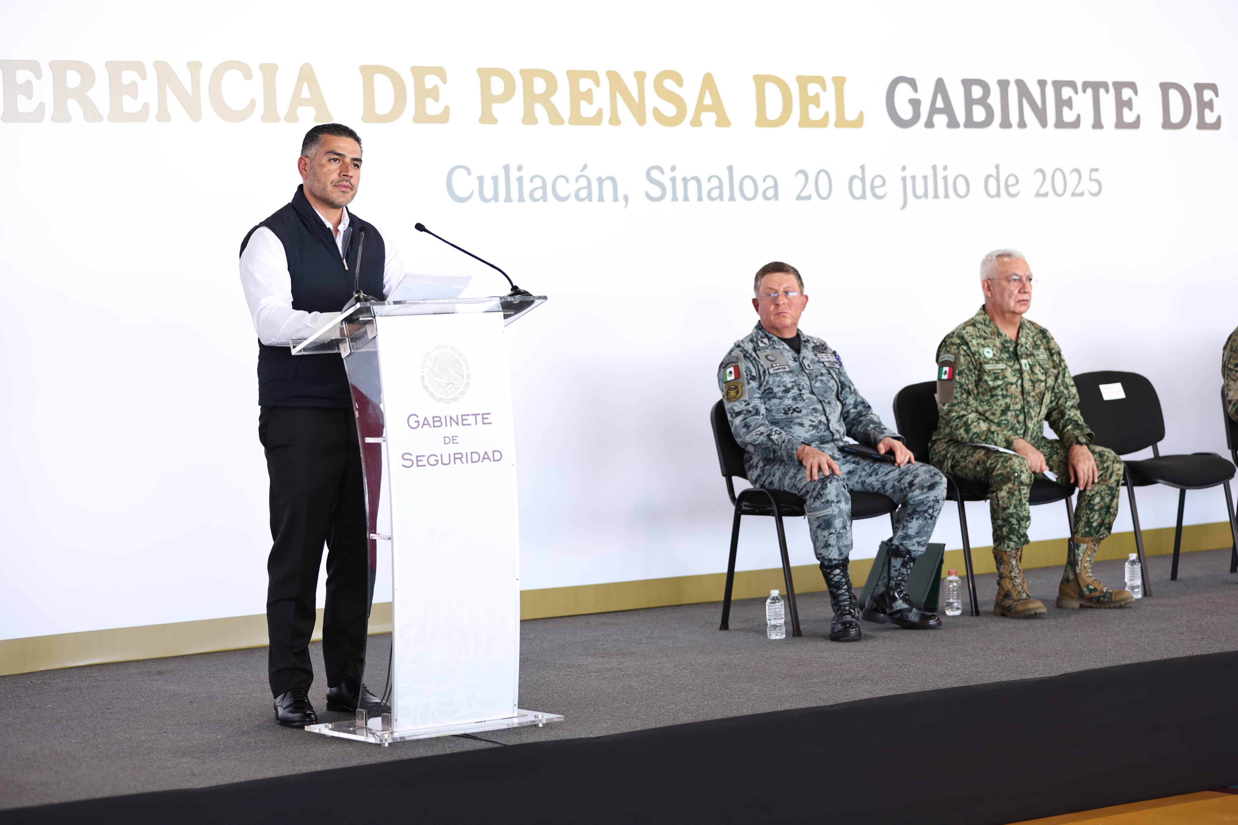 Devolver la paz a Sinaloa es prioridad; se reúne Gabinete de Seguridad Nacional