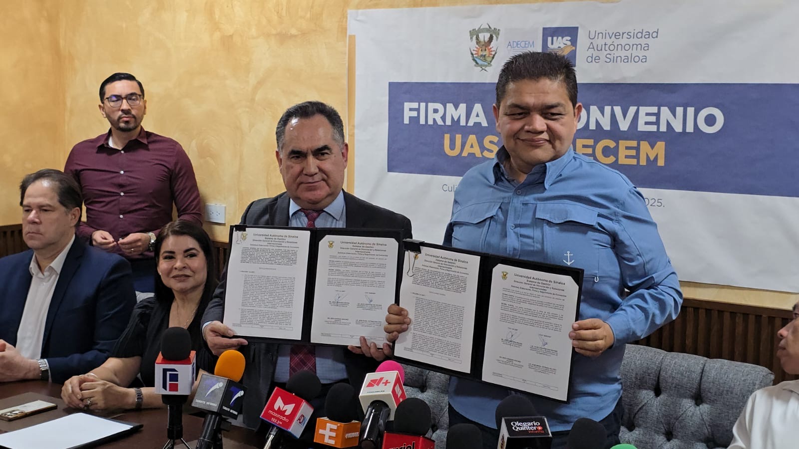 UAS y ADECEM firman convenio para proyectos institucionales y reactivación del “Paseo del Ángel”