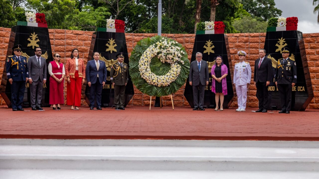 Gobernador de Sinaloa asiste a la ceremonia por aniversario 178 de la Gesta Heroica de Chapultepec