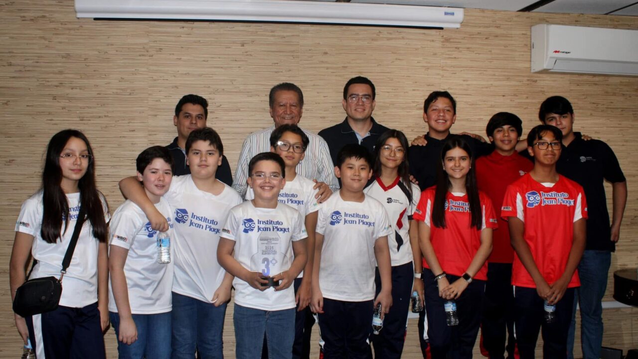 Niños destacados representarán a Sinaloa en el Mundial de Robótica en Singapur