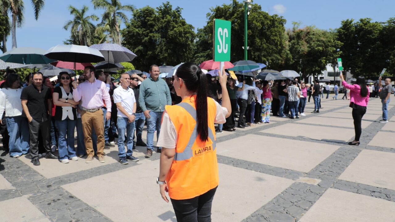 Palacio de Gobierno se suma al Simulacro Nacional contra sismos
