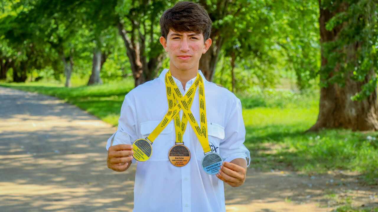 ¡Orgullo sinaloense! Tony, un joven medallista panamericano en pesca deportiva