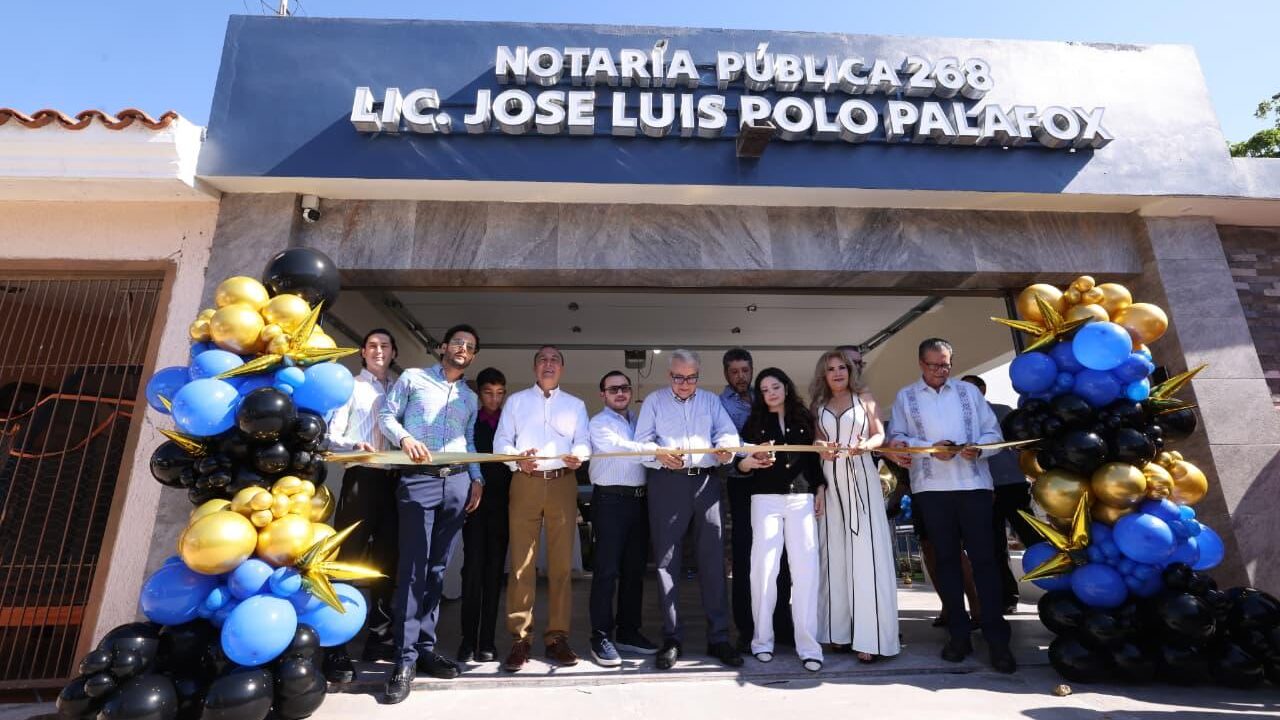 Inauguran la Notaría Pública No. 268 en la Ciudad de Los Mochis