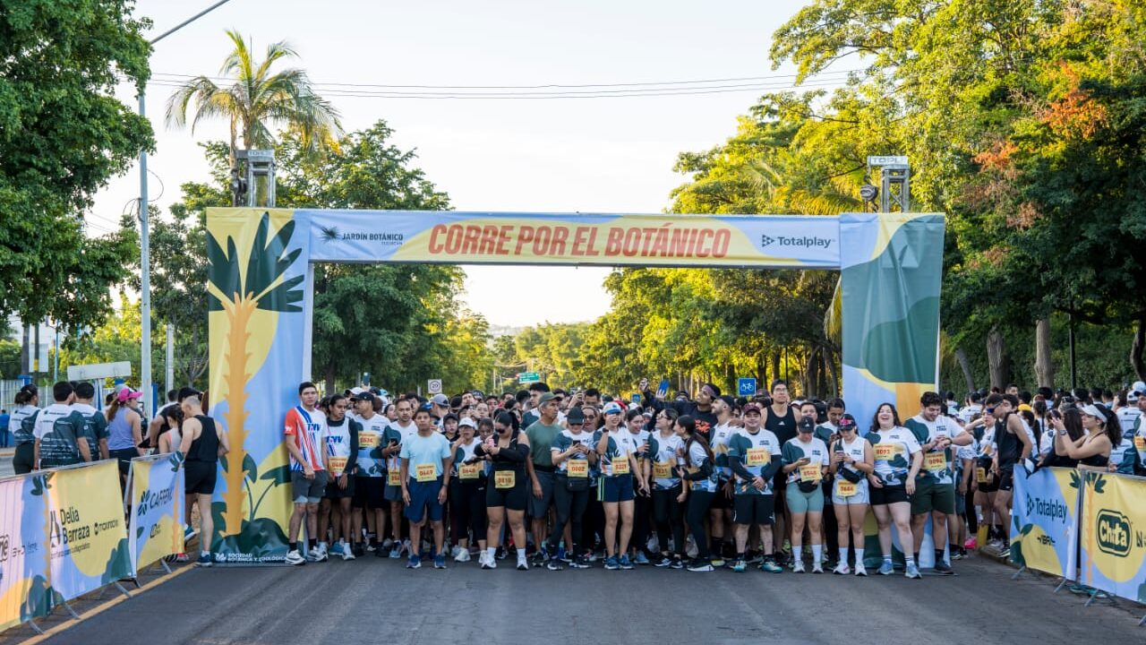 Culiacán en una gran fiesta deportiva en «Corre por el Botánico»