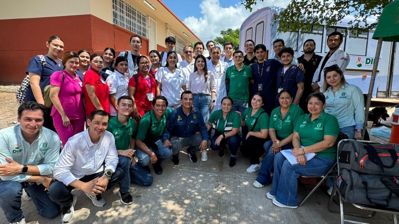 Con humanismo, valores y compromiso social, participa la UAS en la Brigada Médica Gratuita