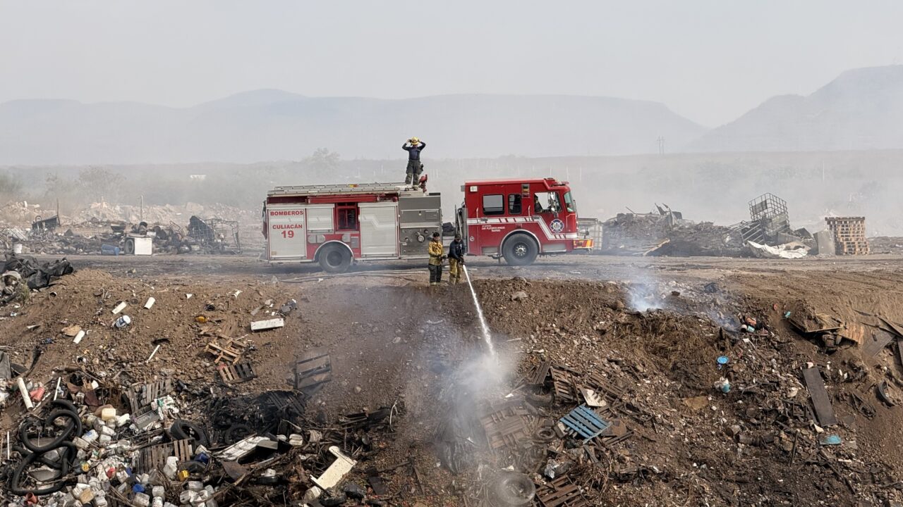 Incendios en lote baldíos, foco rojo a fin de año: PC Culiacán