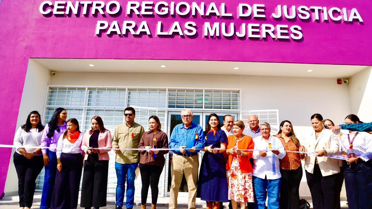 Sinaloa inaugura nuevo Centro Regional de Justicia para las Mujeres en Guasave