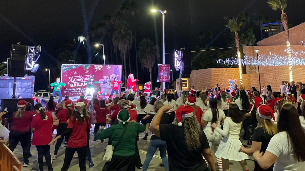 Encienden la magia de la Navidad bailando con master class y donación de juguetes