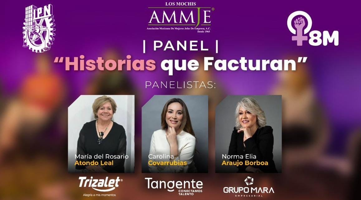 AMMJE invita al panel «Historias que Facturan» en el marco del Día Internacional de la Mujer