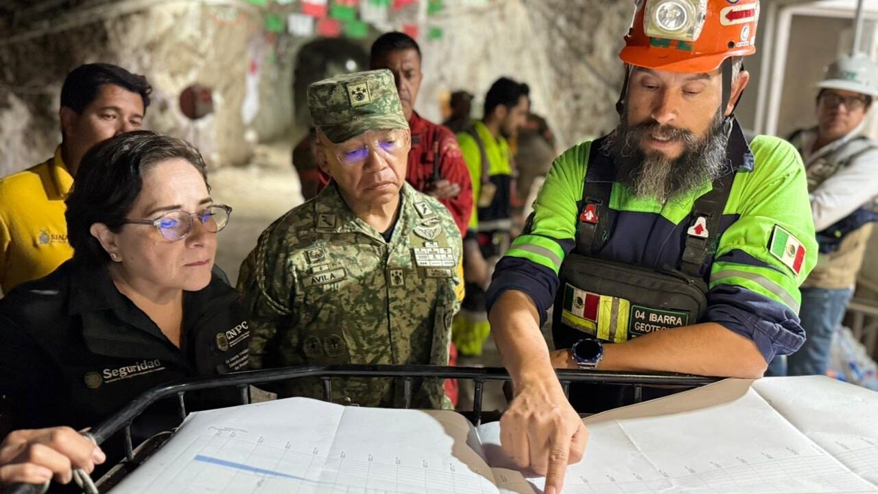 Continúan labores de rescate en la mina Santa Fe