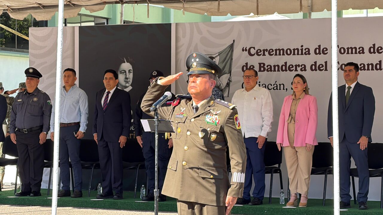 En medio de crisis violenta Julio César Islas asume la Novena Zona Militar en Culiacán