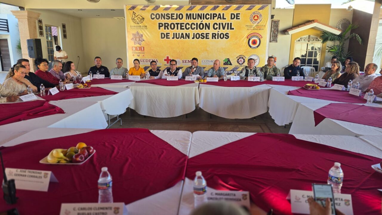 Gobierno de Juan José Ríos Instala el Consejo Municipal de Protección Civil