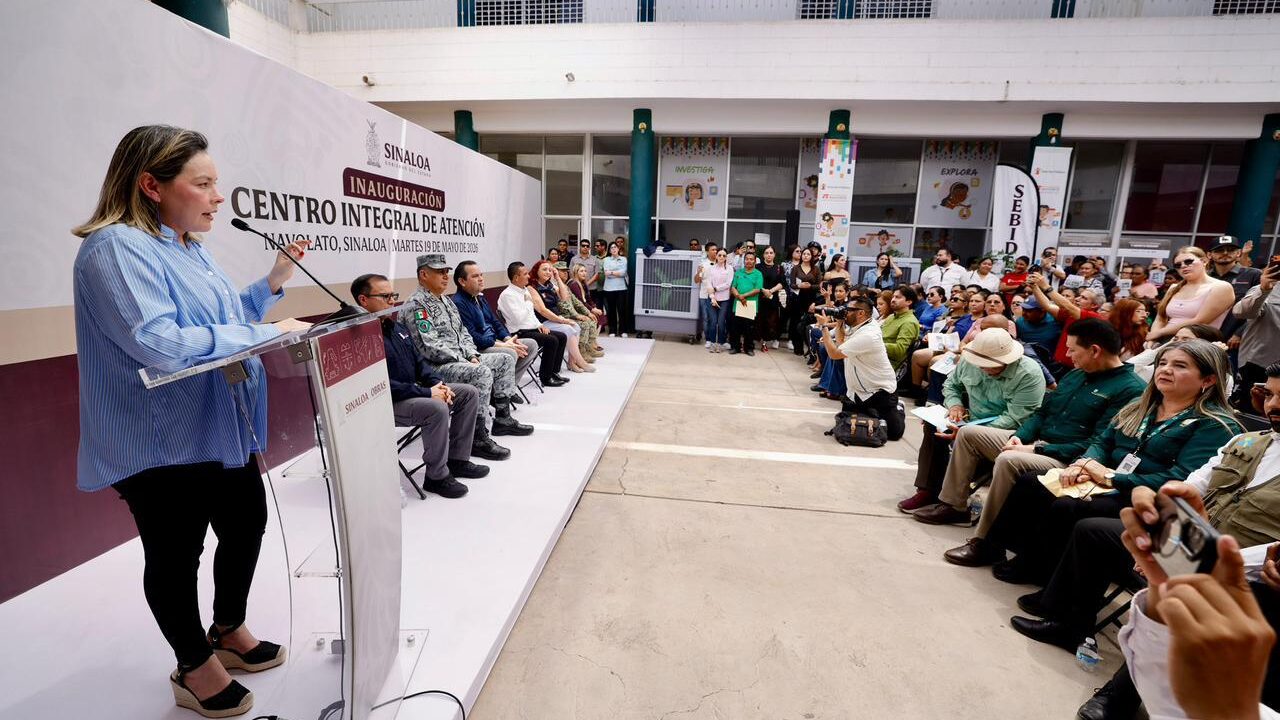 Inaugura la Gobernadora Yeraldine el Centro Integral de Atención en Villa Juárez, Navolato