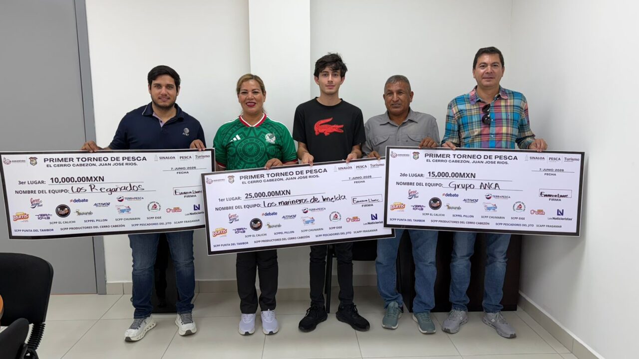 Entrega Gobierno Municipal premios del Torneo de Pesca 2026