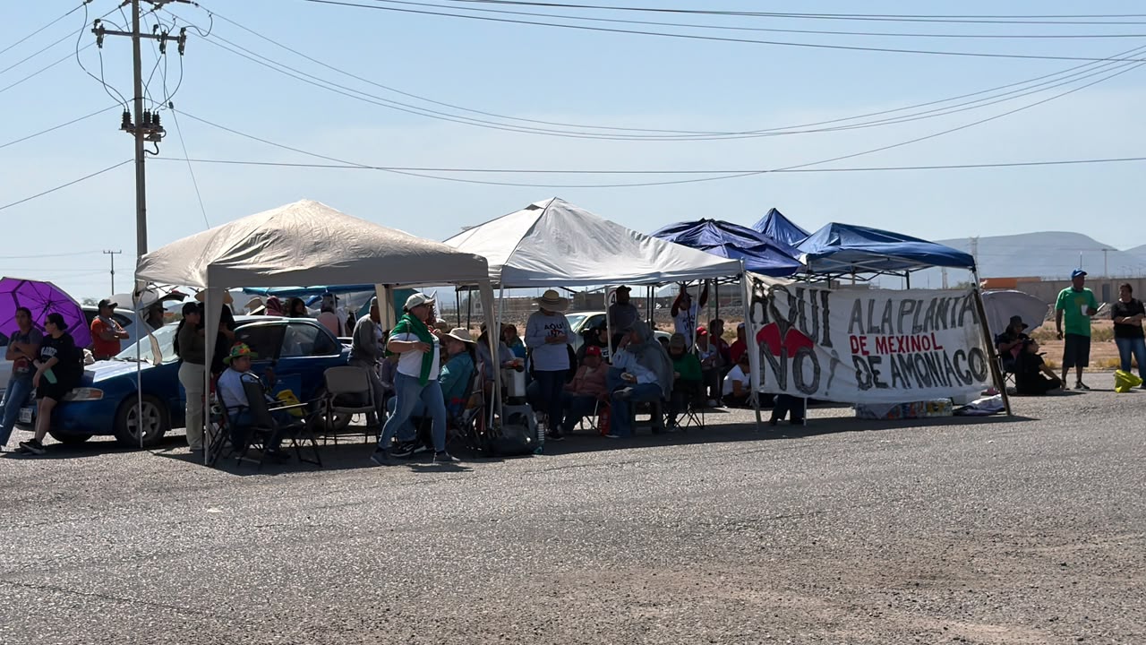 Colectivo “Aquí No” acepta diálogo, pero mantiene resistencia contra planta de amoniaco