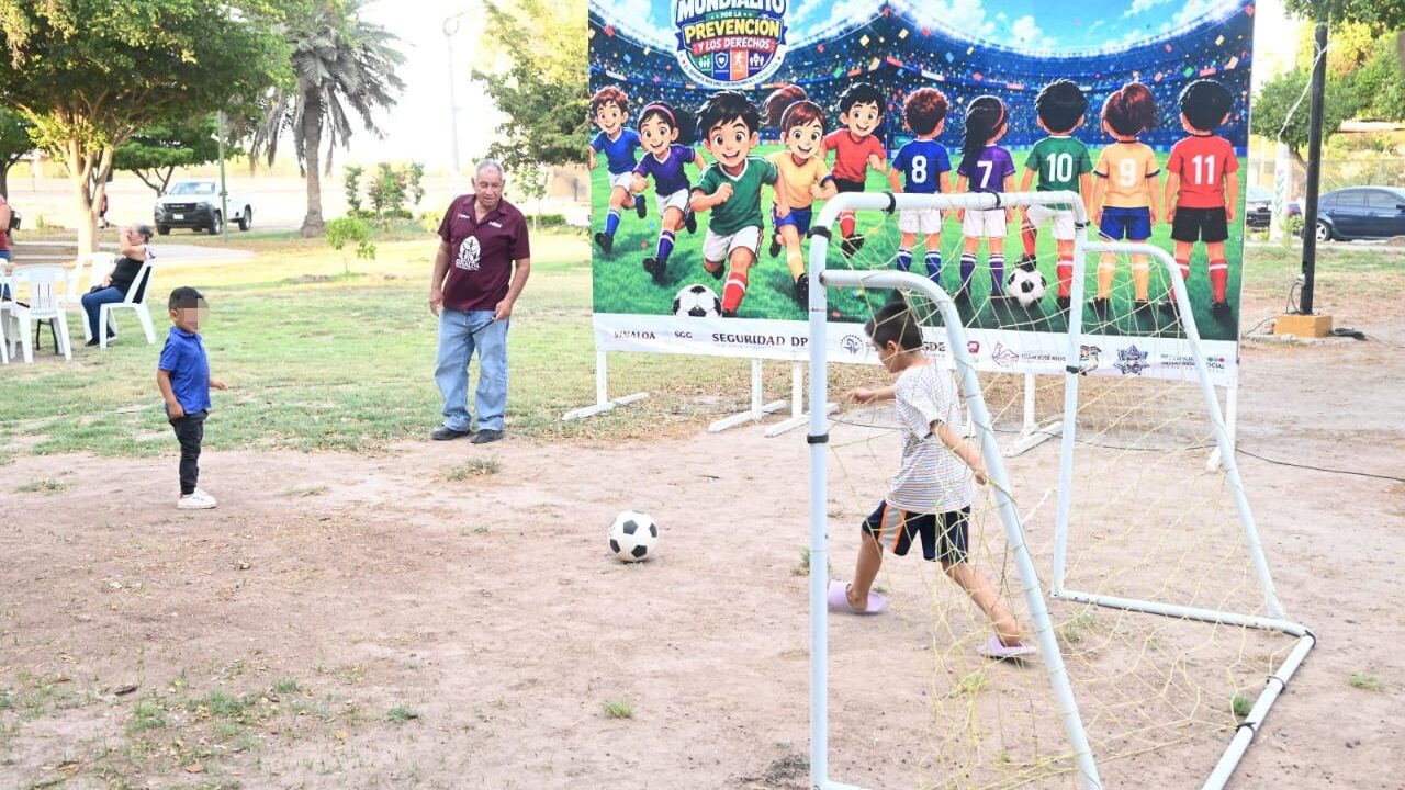 SIPINNA promueve los derechos de la niñez con “El Mundialito por la Prevención y los Derechos” en Juan José Ríos