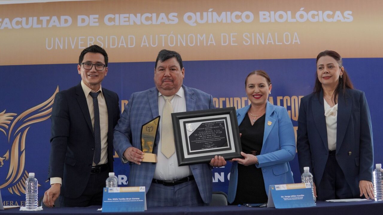 En su 152.º aniversario, la Facultad de Ciencias Químico-Biológicas instituye el Galardón a la Trascendencia; distinguen al doctor Jorge Milán Carrillo