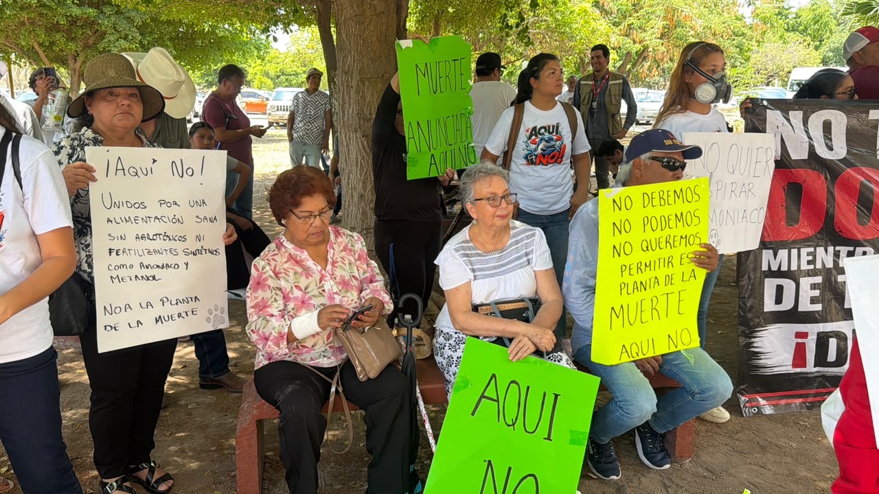 De manera pacífica se desarrolla la primer mesa de diálogo sobre la planta de amoniaco en Ahome