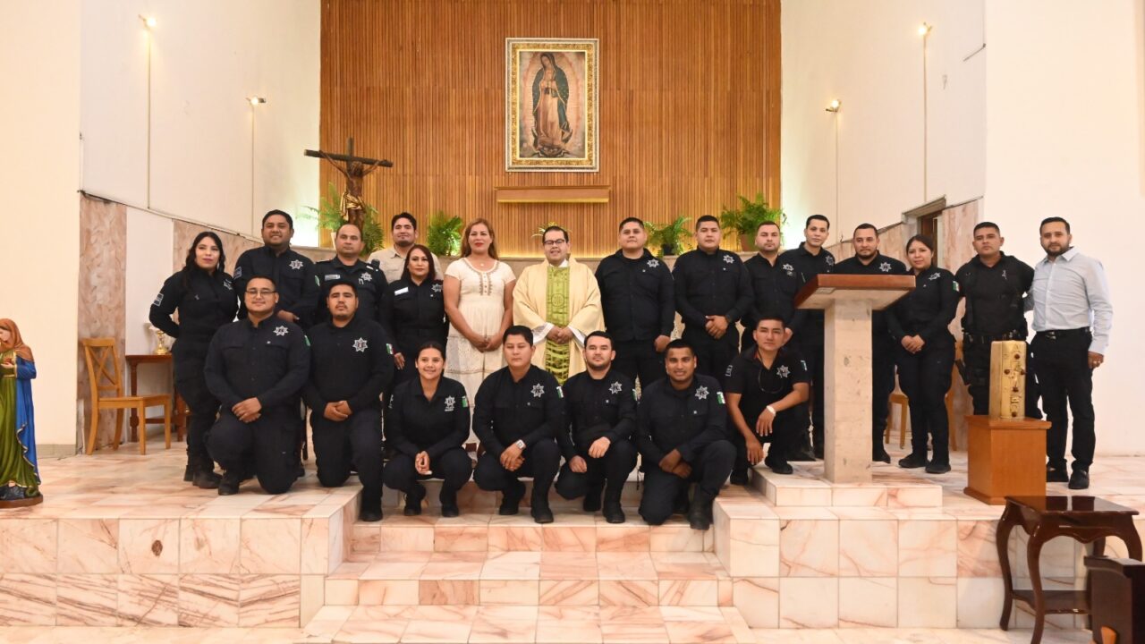 Juan José Ríos celebra misa a Elementos de Seguridad Ciudadana y Movilidad Sustentable