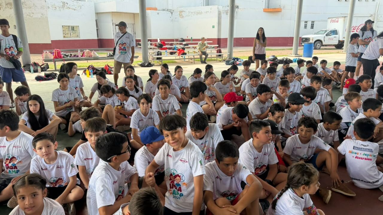 Más de mil niñas y niños ahomenses participan en el Campamento Deportivo de Verano IMDA 2026