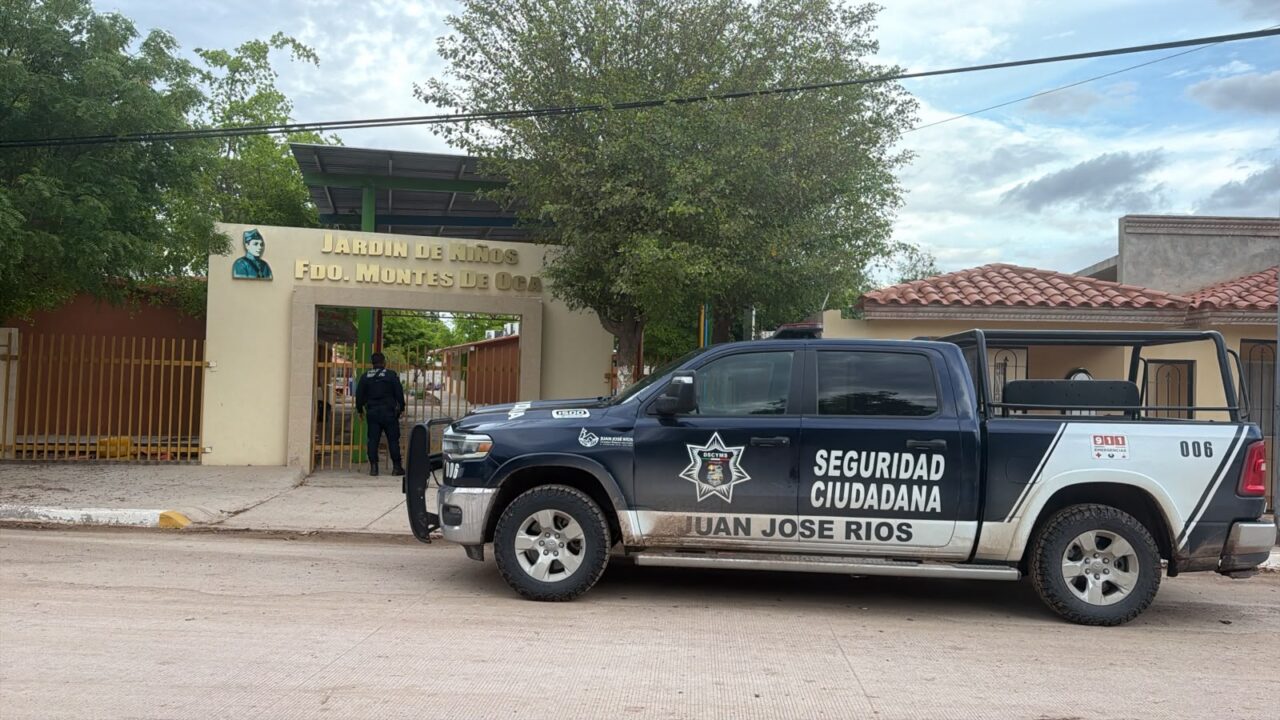 Juan José Ríos refuerza vigilancia en planteles educativos durante el periodo vacacional