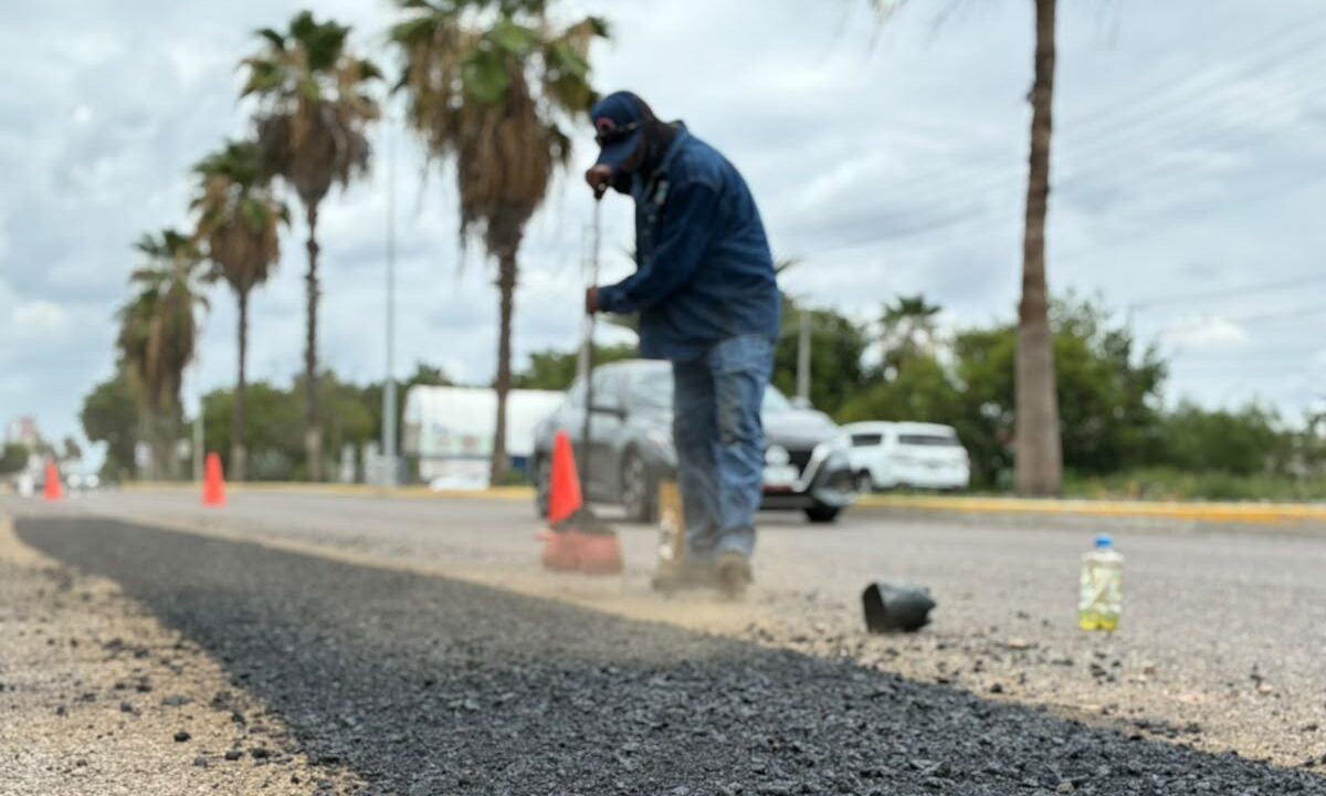 SOP y COMUN suman más de 2 mil m2 de baches y grietas tapadas con asfalto