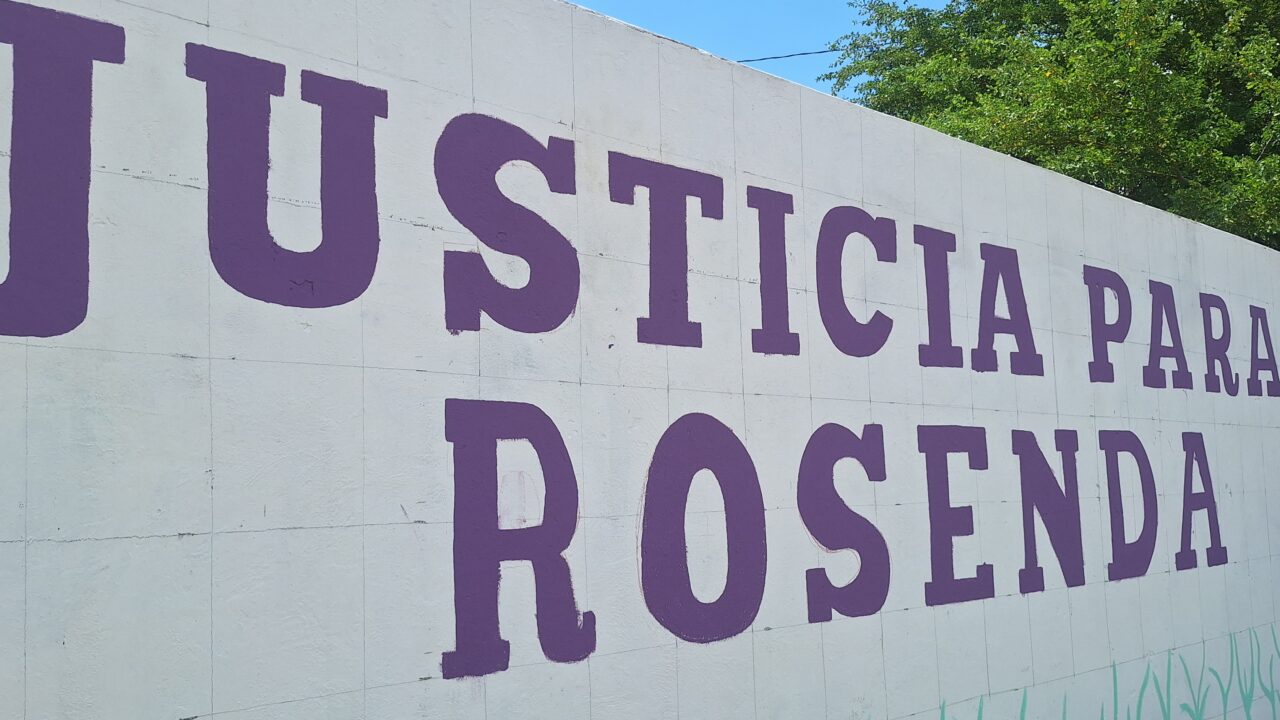 Mural de Rosenda busca mantener viva su memoria y visibilizar la violencia contra las mujeres