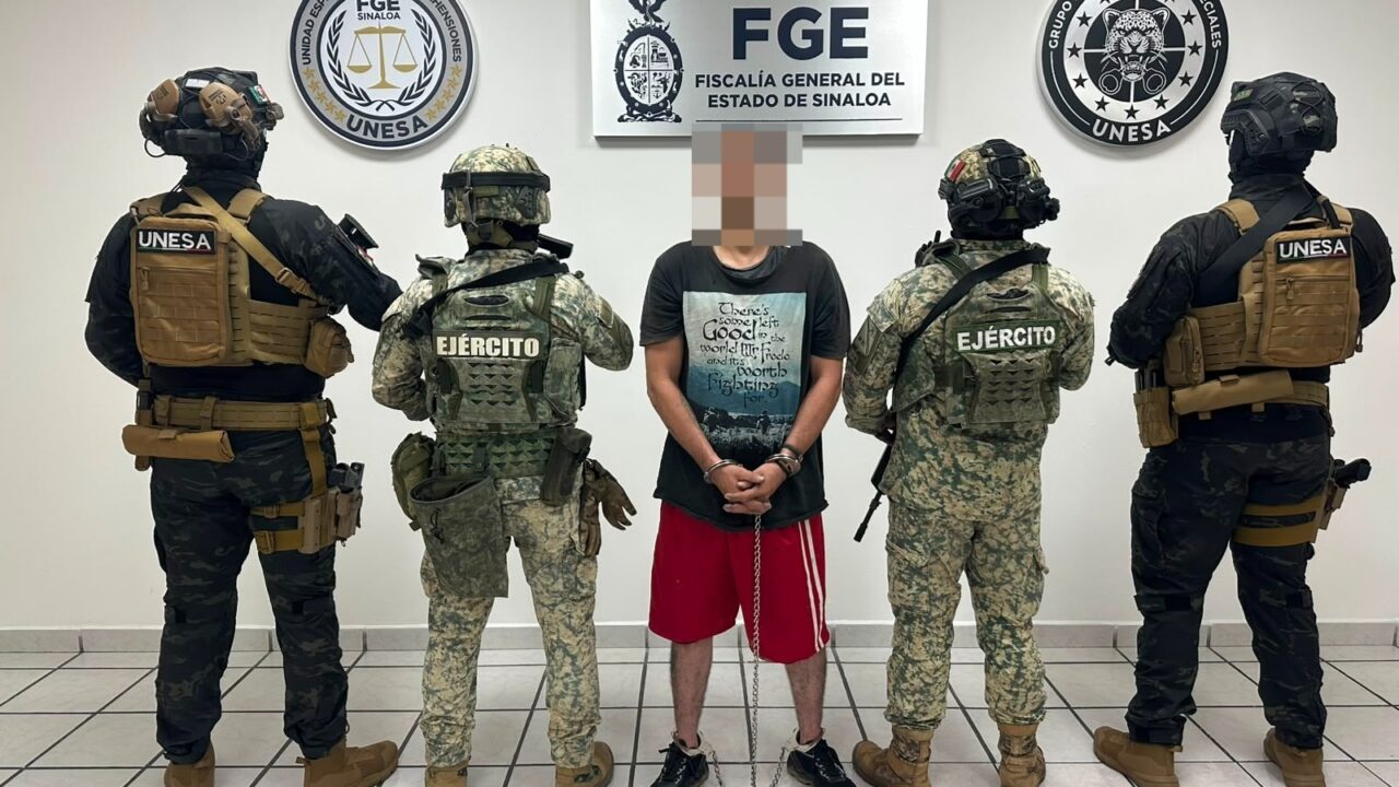 Fiscalía de Sinaloa ejecuta orden de aprehensión contra Cristhian Everardo “N” por feminicidio