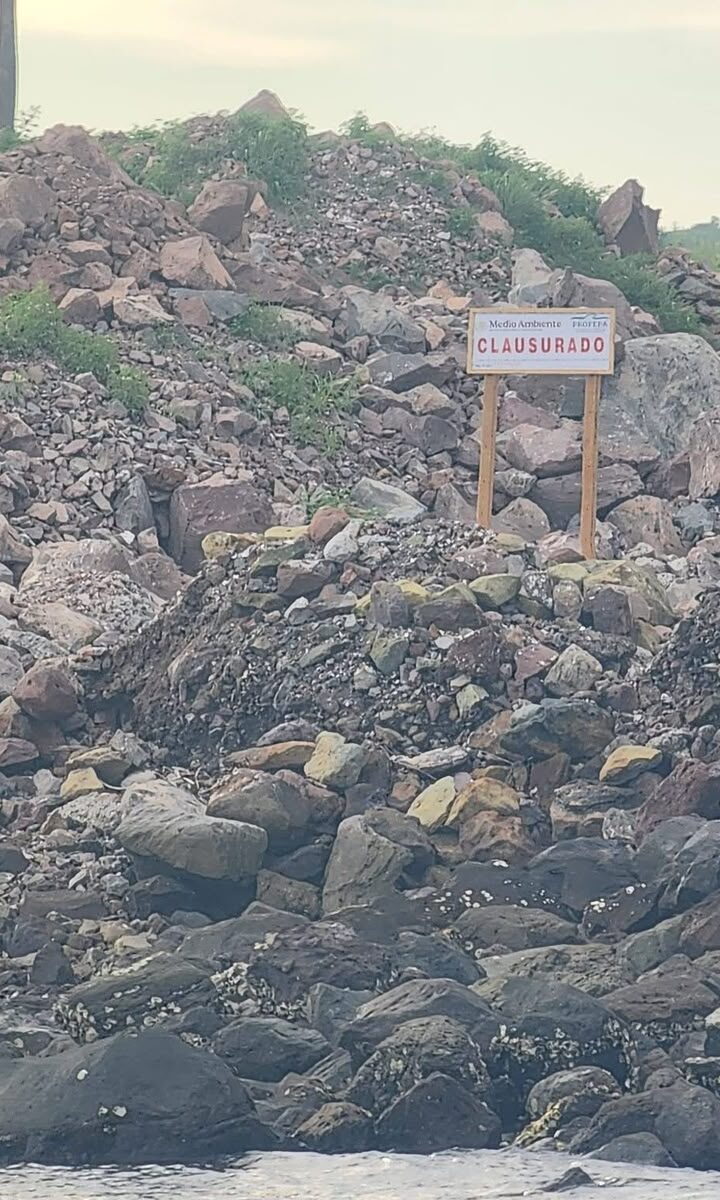 Clausuran trabajos de relleno al mar en Topolobampo