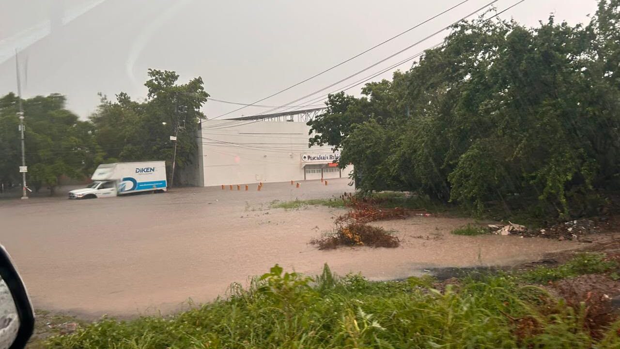 Preliminar: Lluvias movilizan a Protección Civil y rescatan a 25 pasajeros en Culiacán