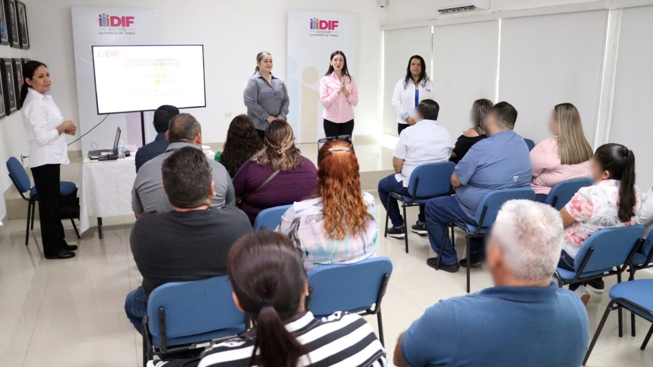 Inicia DIF Ahome Curso Inductivo para Solicitantes de Adopción para fortalecer la integración de nuevas familias