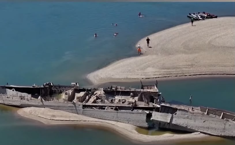 Sequía histórica en el Danubio deja al descubierto barcos de guerra y fósiles milenarios