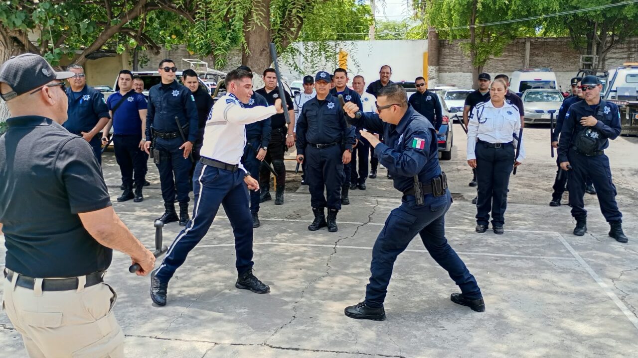 Capacitan a Policías de Ahome en Competencias Básicas de la Función Policial