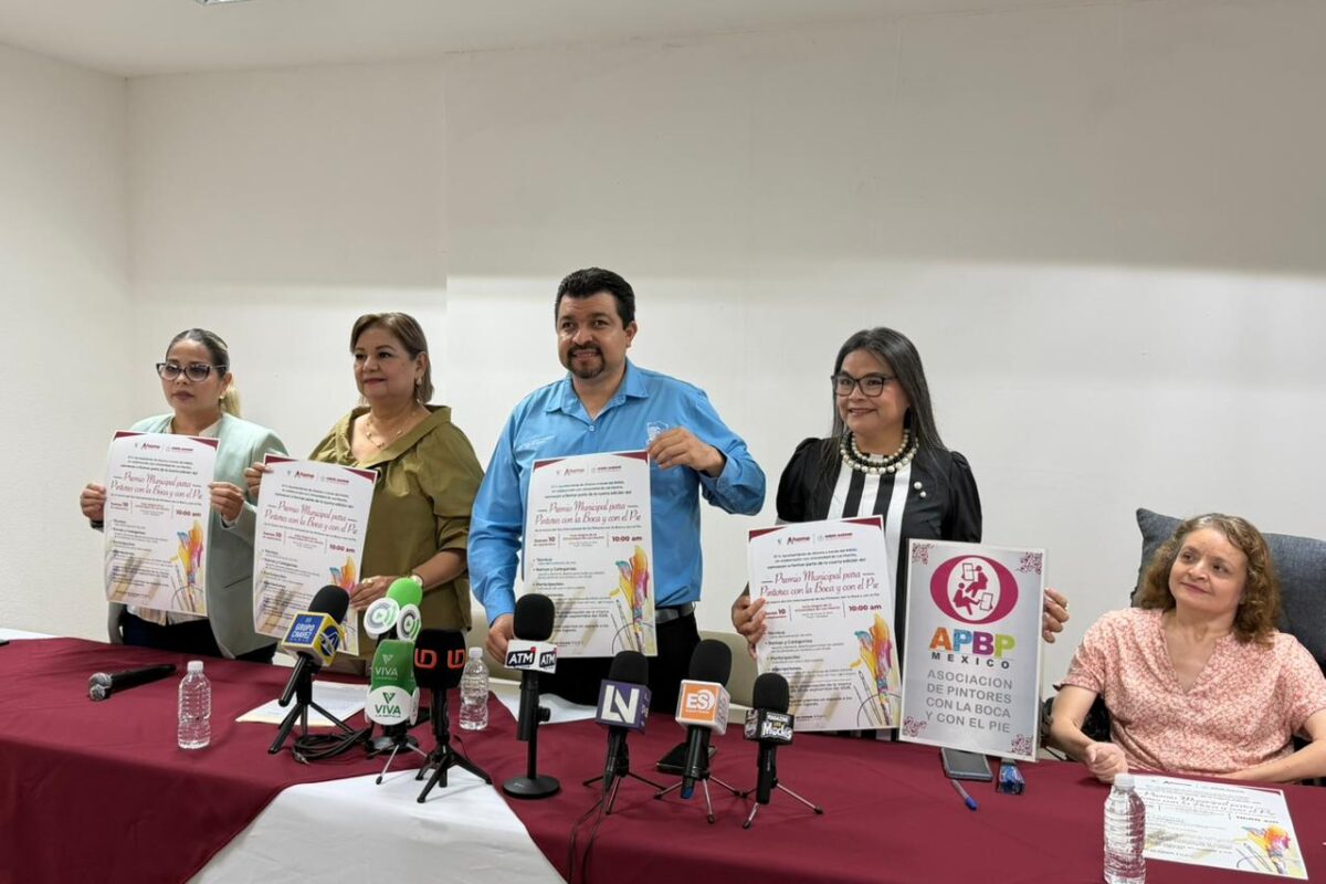 Invita IMDIS Ahome a la cuarta edición del Premio Municipal para Pintores con la Boca y con el Pie