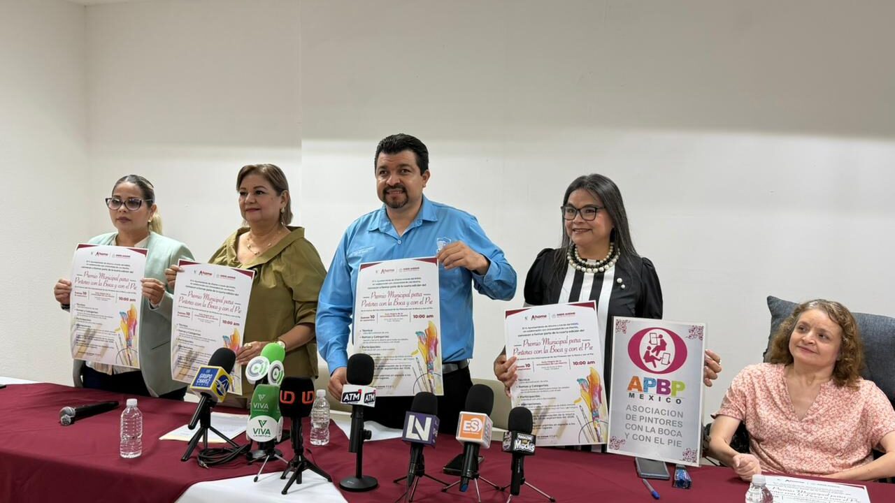 Invita IMDIS Ahome a la cuarta edición del Premio Municipal para Pintores con la Boca y con el Pie