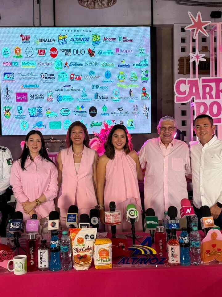 Anuncian la Carrera Rosa 2026 en Los Mochis para promover la prevención contra el cáncer de mama