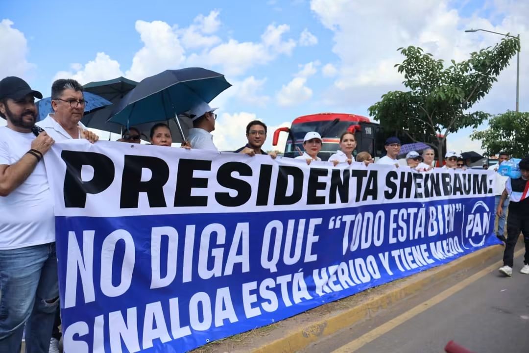 «No venga a nuestra casa a faltarnos al respeto» expresa PAN Sinaloa a Presidenta de México 