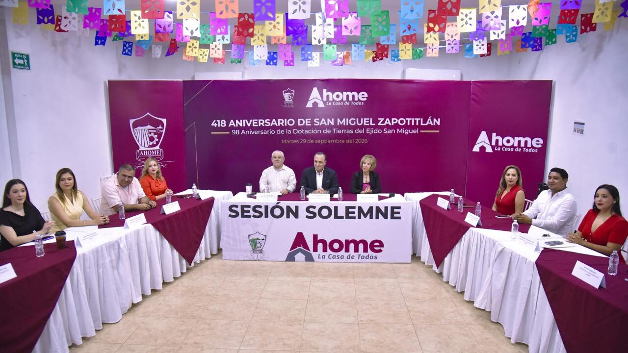 Conmemoran 418 aniversario de San Miguel Zapotitlán, con Traslado de Poderes y Sesión Solemne de Cabildo
