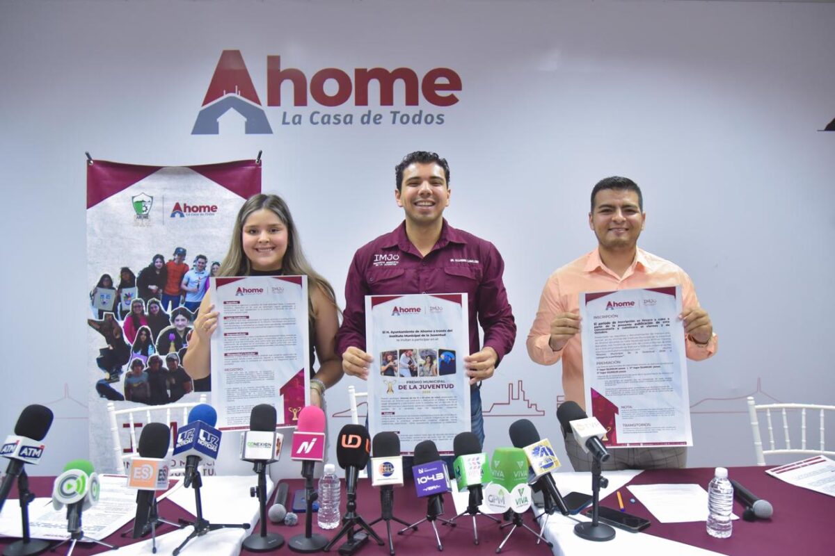 Convoca Gobierno de Ahome a participar en el Premio Municipal de la Juventud 2026