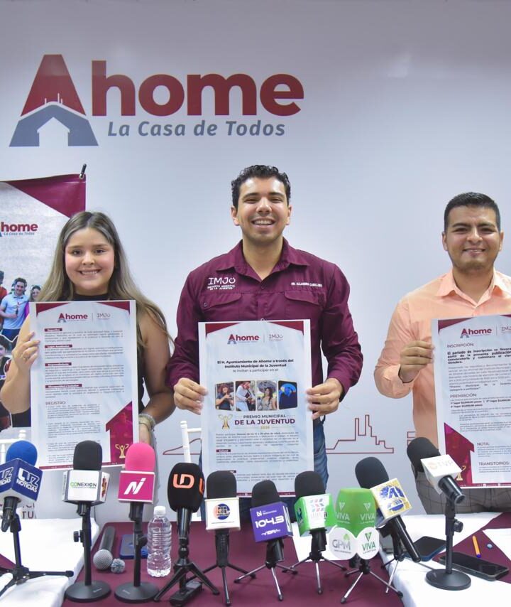 Convoca Gobierno de Ahome a participar en el Premio Municipal de la Juventud 2026