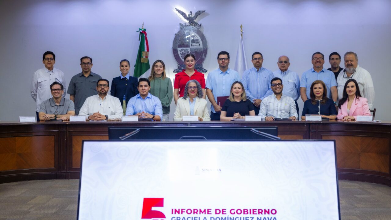 Gobernadora Graciela Domínguez se reúne con el gabinete para analizar avances rumbo al Quinto Informe
