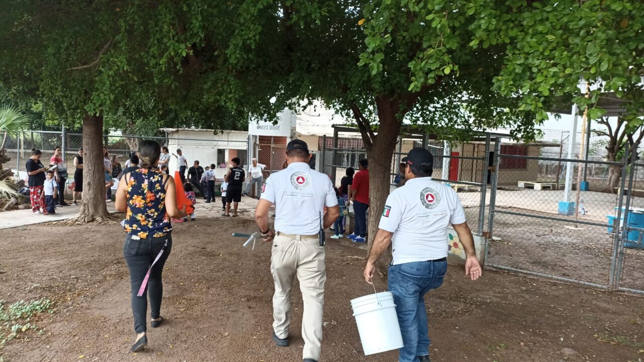 Localizan serpiente en un jardín de niños en Los Mochis