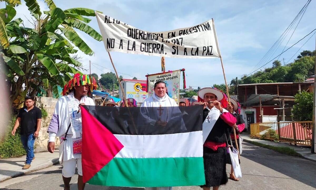Chiapas mantiene muestras de solidaridad con Palestina